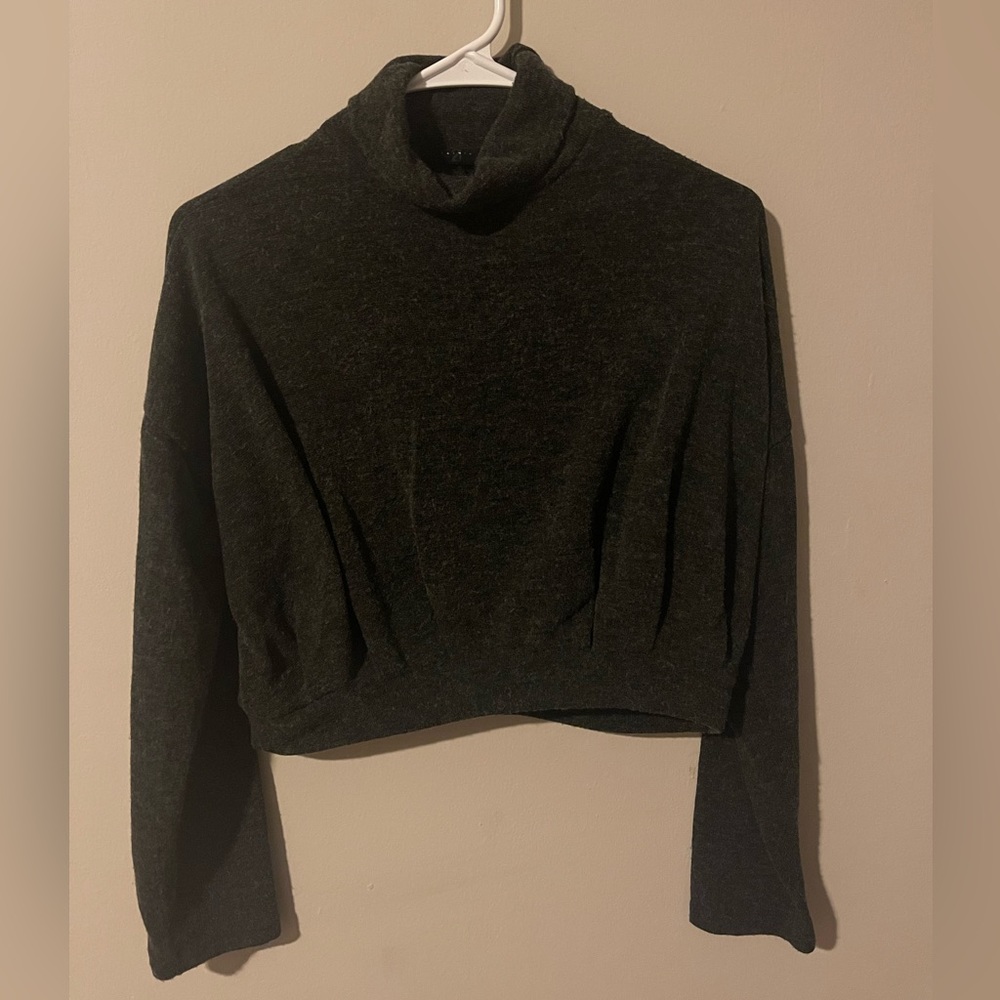 Dark Grey Cropped Sweater